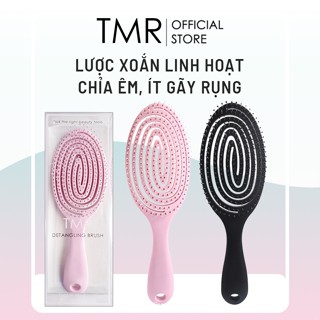  Lược Chải Tóc Thiết Kế Xoắn Ốc Linh Hoạt TMR Flezy Mềm mại từ từng lần chải 