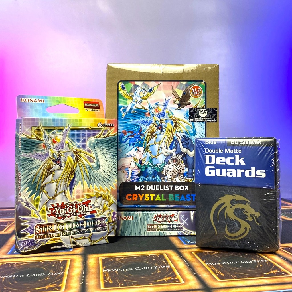 Hộp thẻ bài Yugioh M2 Duelist Box CRYSTAL BEAST - Legend of the Crystal Beasts Structure Deck