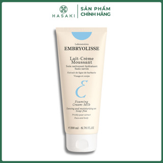 Sữa Rửa Mặt Embryolisse Làm Sạch Sâu Chống Oxy Hóa 200ml Lait-Creme Moussant Hasaki Sản Phẩm Chính Hãng 