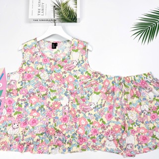 Bộ đùi tole mặc nhà, bộ tole đùi nữ F21 VNXK size 48-73 kg mềm mịn mát