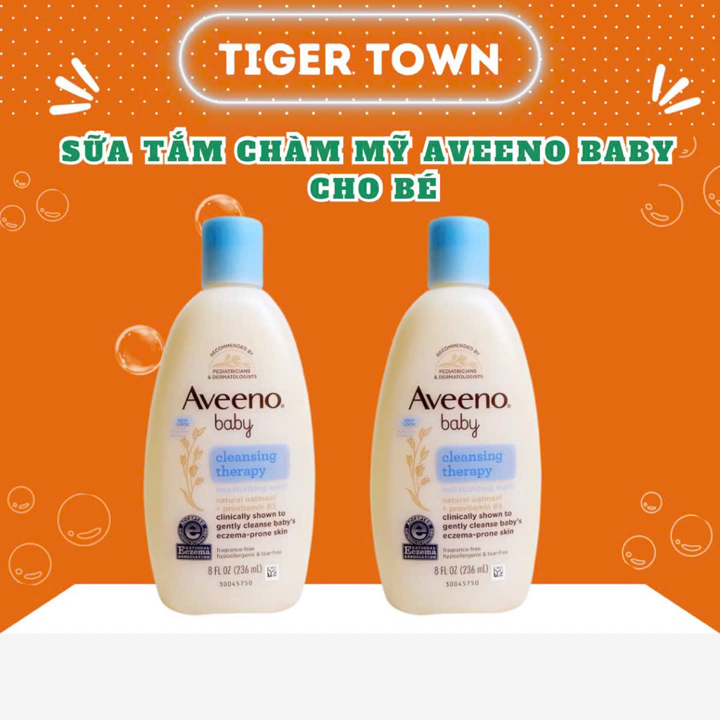 Sữa tắm da chàm Aveeno Baby Eczema 236ml cho bé hàng ÚC