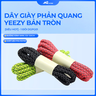 Dây giày cao cấp mẫu bản tròn phản quang siêu bền XIMO [Đủ màu 120cm]