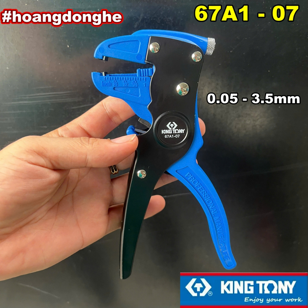 Kìm tuốt dây điện Kingtony 67A1-07 (0.05 - 3.5mm)