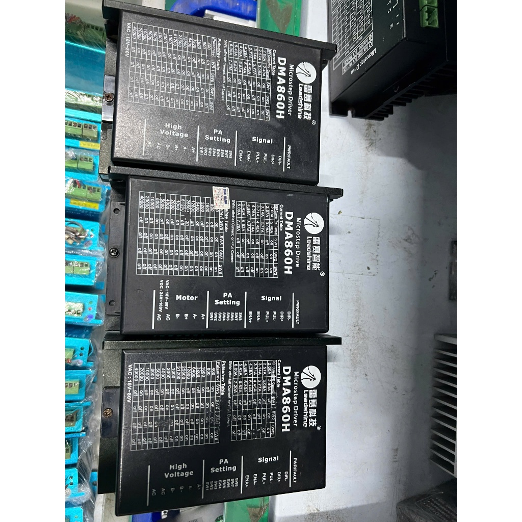 [Like New] Combo Motor Step 86 4.5.nm + Driver Leadshine DMA860H  hàng tháo máy