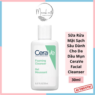   Mini  Sữa Rửa Mặt Da Dầu Mụn Cerave Facial Cleanser 30ml 