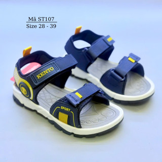 Giày sandal bé trai KENTO VNXK 2 - 15 tuổi quai hậu kiểu dán thể thao năng động trẻ em học sinh đi học đi biển ST107