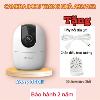 Camera Imou Wifi Trong Nhà A32EP-3MP/A52P-5MP Đàm Thoại 2Chiều,Xoay 360 BẢO HÀNH CHÍNH HÃNG 24 THÁNG