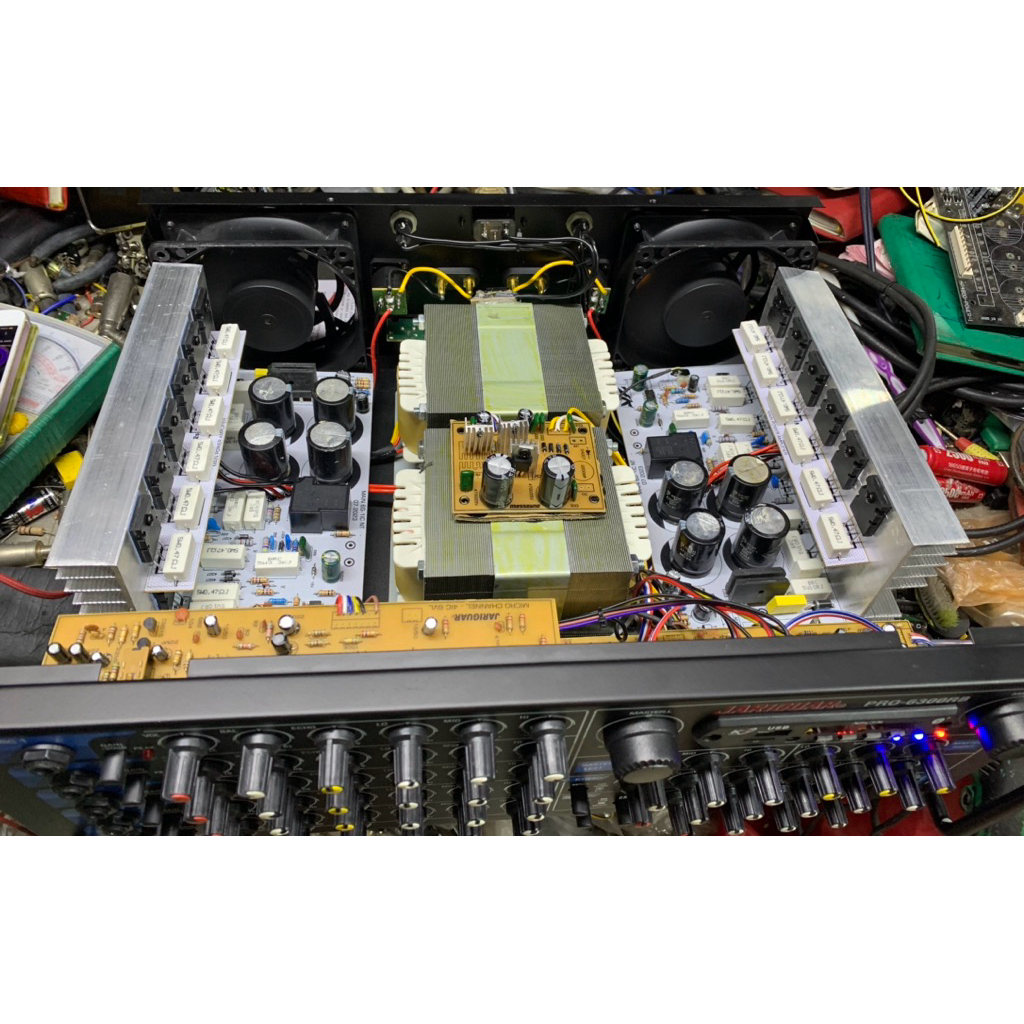 Cục đẩy công suất lớn liền vang 3600w 24sò