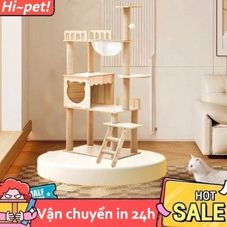 (HOẢ TỐC) Bàn cào móng cho mèo nhà gỗ cattree cho mèo nhà cây cào móng cho mèo, cây mèo cào móng