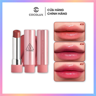 Son Dưỡng 3CE Glazy Lip Glow Dạng Thỏi Có Màu