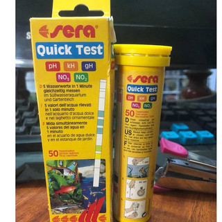 Que Thử Quick Test SERA 5IN1 - Kiểm tra nhanh pH, NO3, NO2, GH, KH cho bể cá cảnh, thủy sinh