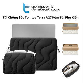 Túi Chống Sốc Macbook Tomtoc Terra A27 Sleeve Kit Kèm Túi Phụ Kiện Hàng Chính Hãng