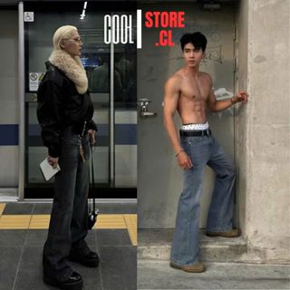 (COOL 127) Quần jean nam ống loe nhẹ chiết đùi, Quần bò nam cao cấp vải dày dặn hot trend 2025