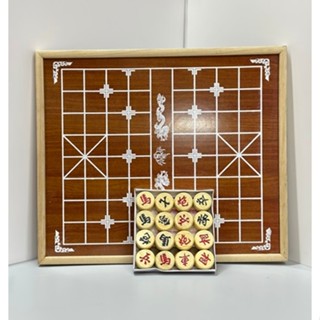 Bộ Bàn Cờ Tướng Bằng Gỗ Vân Nguyên Tấm + Quân Cờ Gỗ 3,5cm Siêu Đẹp GIÁ RẺ