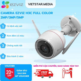 Camera Ezviz Ngoài Trời H3C, Đầy Đủ Phiên Bản, Tính Năng Thông Minh, Bảo Hành 2 Năm