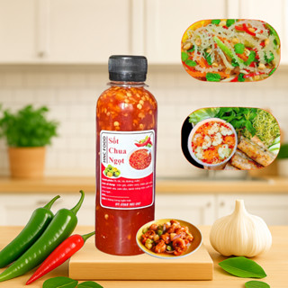 Sốt chua ngọt trộn nộm gỏi Hncfood, gia vị trộn nộm gỏi ăn liền tiện lợi
