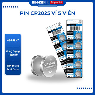  Pin CR2025 3V vỉ 5 viên chất lượng cao ILinhkien 