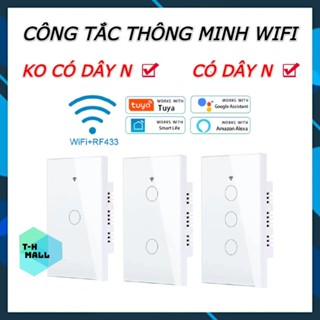 Tuya | SmartLife | RF433 | Công Tắc Cảm Ứng Wifi RF Thông Minh Hỗ Trợ Điều Khiển Từ Xa Giọng Nói Google Home