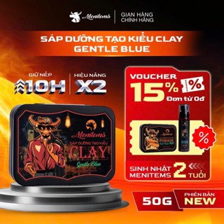 Sáp vuốt tóc nam Menitems, sáp dưỡng tạo kiểu Clay, giúp giữ nếp tạo kiểu tự nhiên hương thơm lôi cuốn
