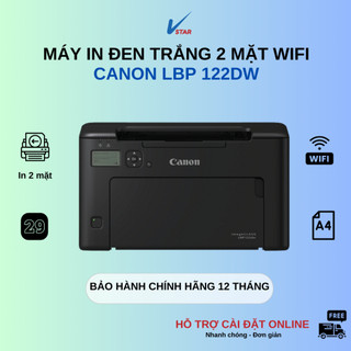 Máy in laser Canon LBP 122DW. Máy in A4 đen trắng 2 mặt, in WIFI - Mới 100% chính hãng
