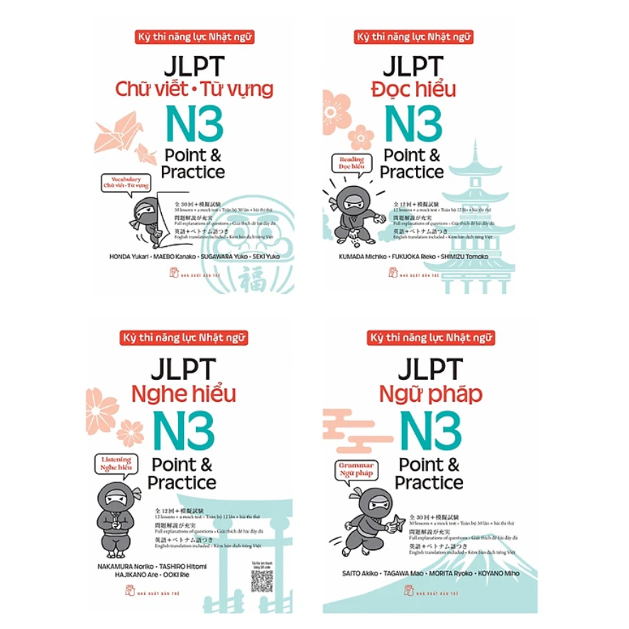 Sách - Kỳ thi năng lực Nhật ngữ JLPT - Point & Practice N3