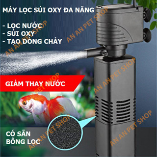 Máy Lọc Sủi Oxy Đa năng 3 trong 1 | Lọc nước, Sủi Oxy, Tạo dòng cho Hồ cá