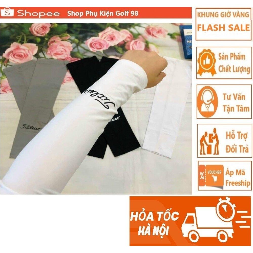 Găng ống tay chống nắng golf Titleist , PXG,Anew,Under, xag cạp chống nắng golf