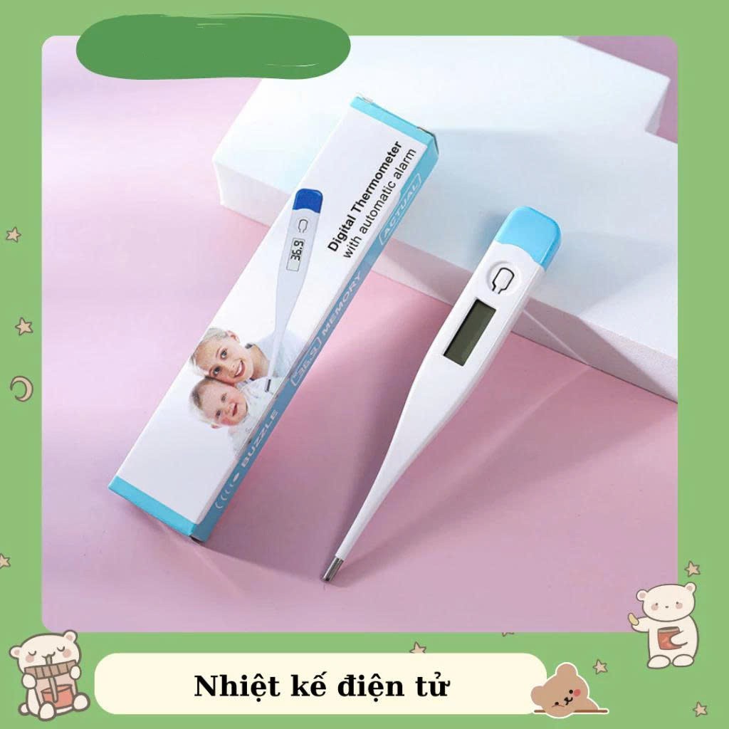 Nhiệt kế đo nhiệt độ cơ thể – màn hình điện tử, dùng cho cả trẻ em & người lớn