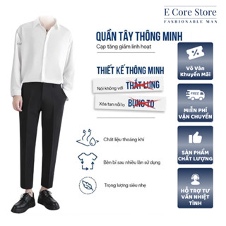 (Có BigSize) Quần Âu Nam Sidetab Vải Chéo Hàn Điều Chỉnh Độ Rộng Vòng Eo Form Dáng Baggy Phong Cách Hàn Quốc Co Giãn