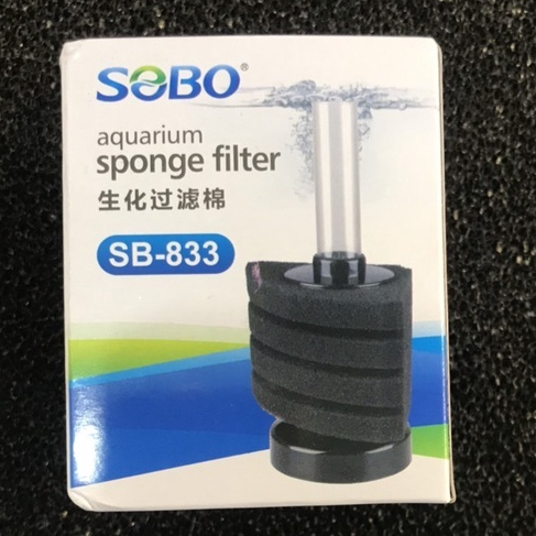 Lọc góc Sobo SB-833 - Lọc nước hồ thủy sinh nhỏ, lọc sạch cặn bẩn, hoạt động êm ái