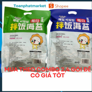 (4BỊCH) Rong Biển Sư Tử Vụn Rắc Cơm, Rong biển Khổng Lồ 128gr (bịch có10 gói nhỏ),Rong biển trộn cơm