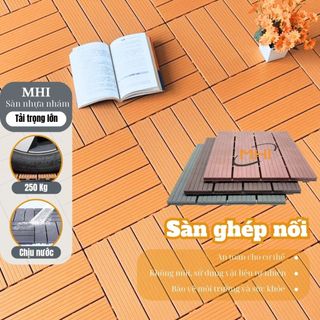  Combo 22 Tấm nhựa lót sàn ban công - Chuyên dụng chống trơn sân vườn sân thượng nhà tắm 