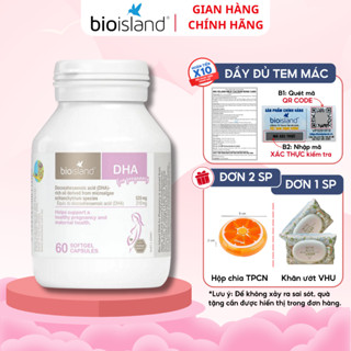Viên uống DHA bầu Bioisland hỗ trợ phát triển trí não, thị lực và tim mạch cho thai nhi