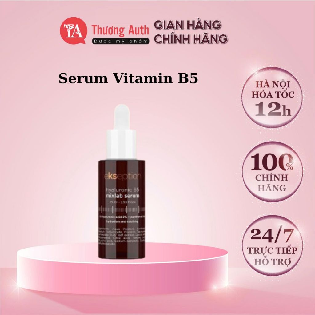 Serum Ekseption B5 Hyaluronic mixlab dưỡng ẩm phục hồi da cao cấp 75ml