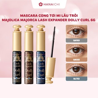  Mascara cong tơi mi lâu trôi Majolica Majorca Lash Expander Dolly Curl 6g Bền Màu Tự nhiên chống lem chống trôi 