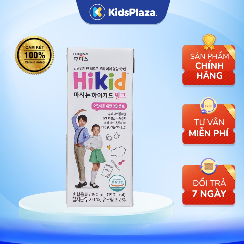 Sữa pha sẵn Hikid 190ml chính hãng KidsPlaza