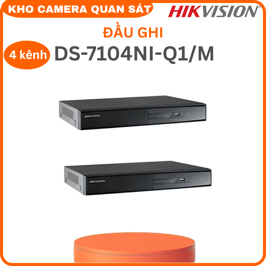 Đầu Ghi Camera IP 4 Kênh Hikvision DS-7104NI-Q1/M 4MP 2K,HIK-CONNECT-Kho camera