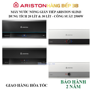 Máy nước nóng gián tiếp Ariston SLIM3 TOP WIFI / LUX / RS / R dung tích bình chứa 20 lít, 30 lít