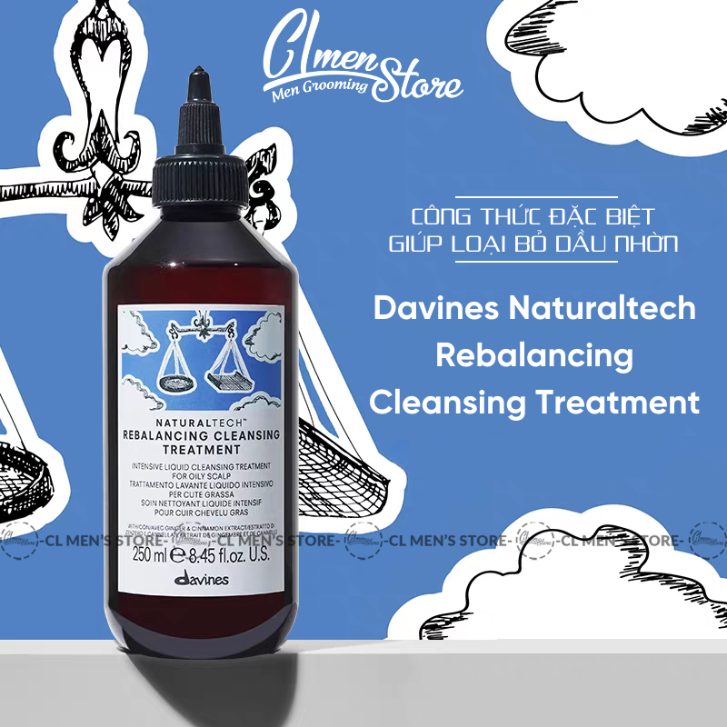 Dung Dịch Làm Sạch và Cân Bằng Da Đầu Davines Naturaltech Rebalancing Cleansing Treatment - 250ml | BigBuy360 - bigbuy360.vn