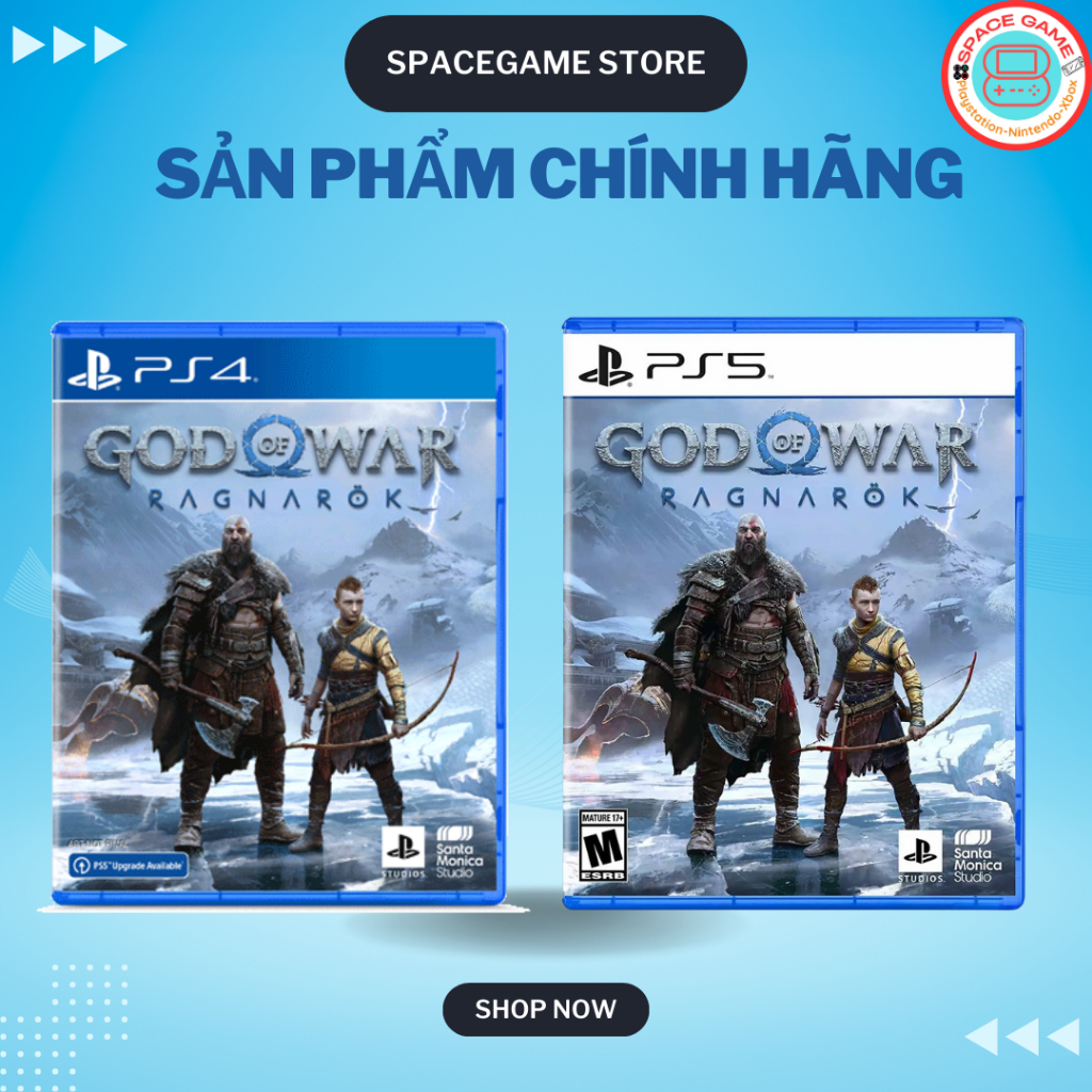 Đĩa game PS4/PS5 : God of War Ragnarok