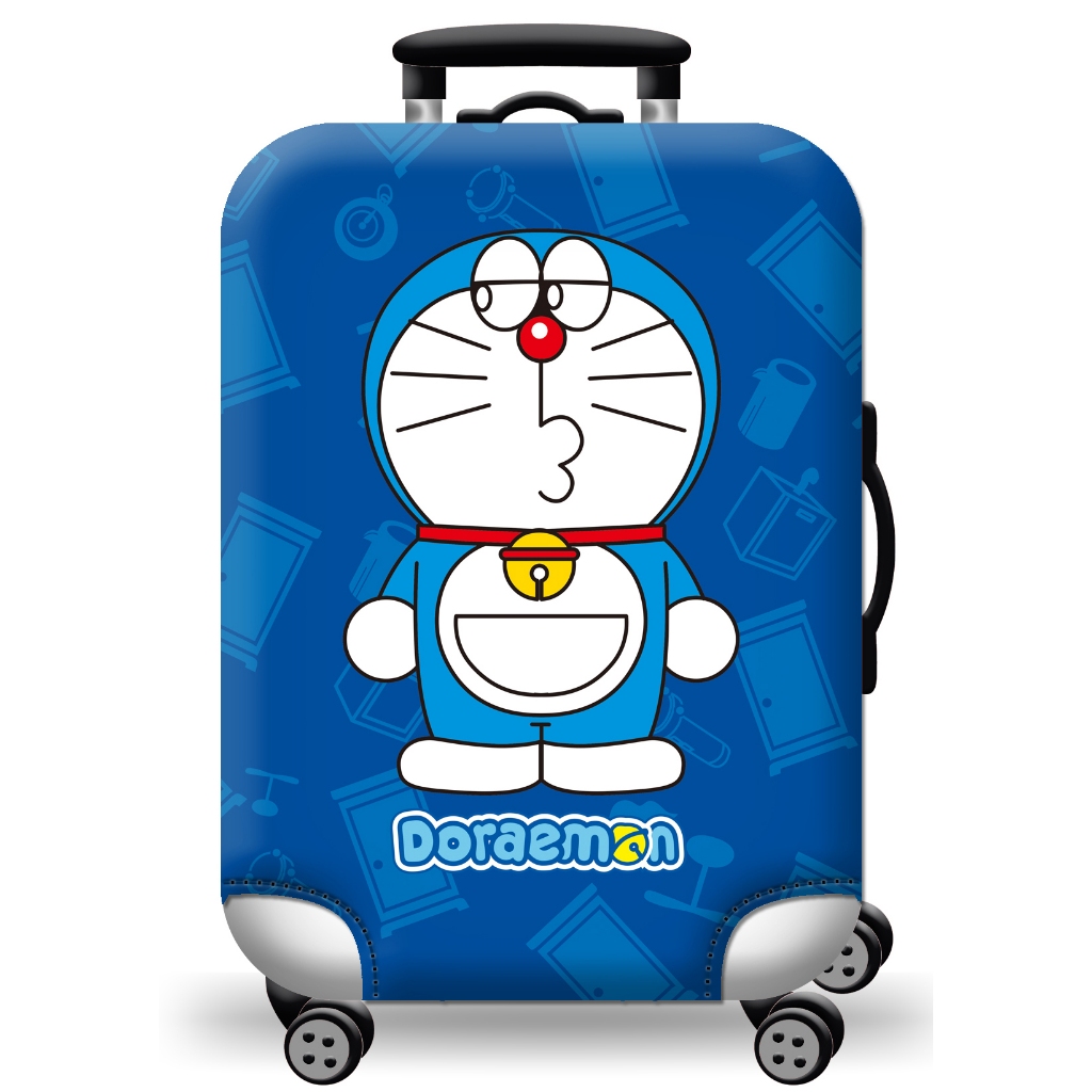 Vỏ bọc bảo vệ vali, Túi Trùm Vali Thun 3D Co Giãn 4 Chiều Chống xước vali Có Độ Đàn Hồi Cao Đôrêmon