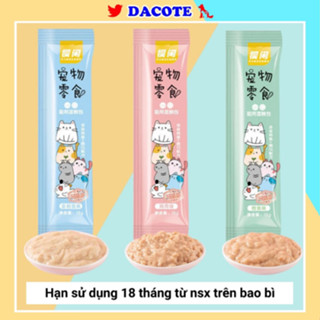 Combo 200 thanh Súp Thưởng Shizuka 15g Dành cho Chó Mèo -DACOTE