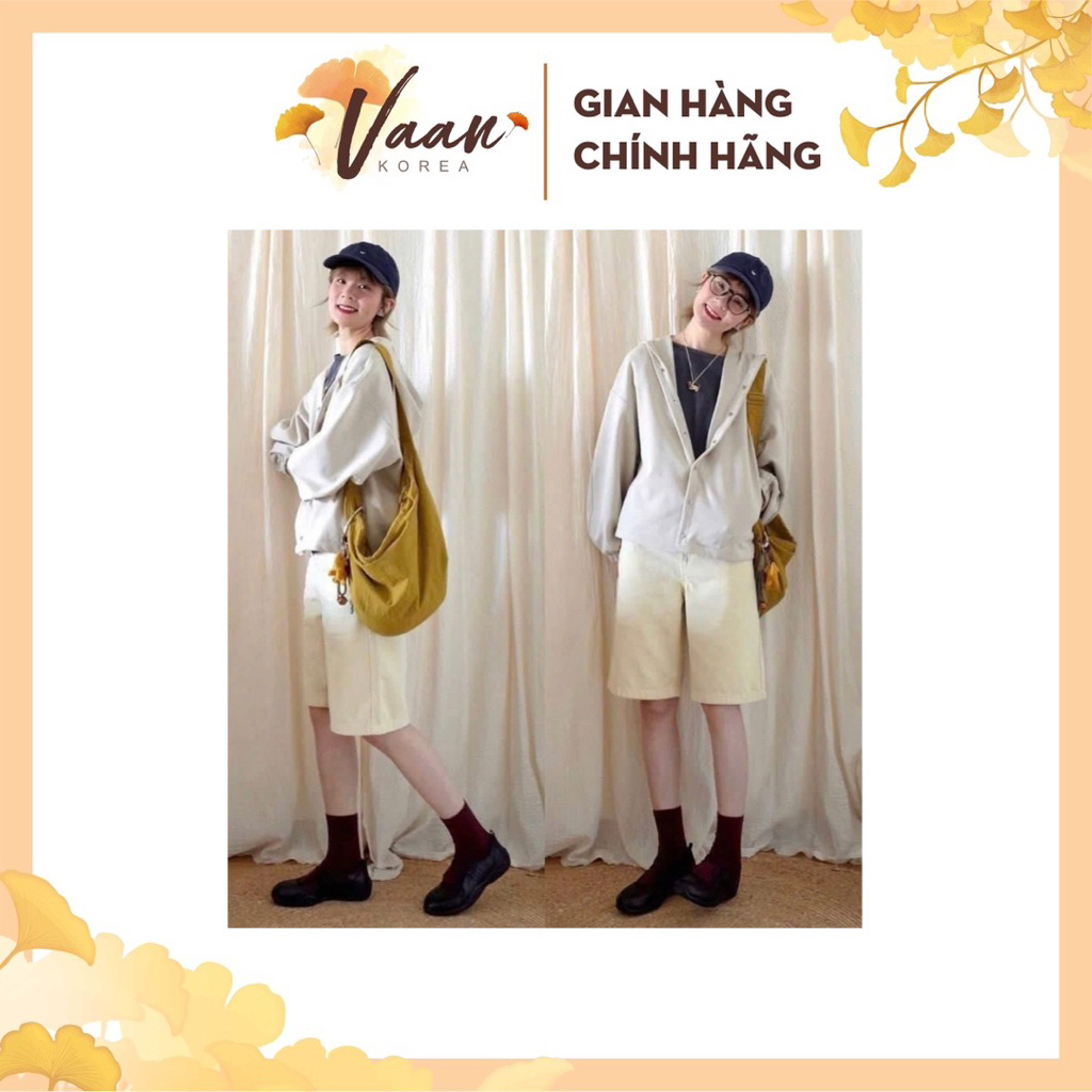 Quần jeans lửng Uni màu Beige