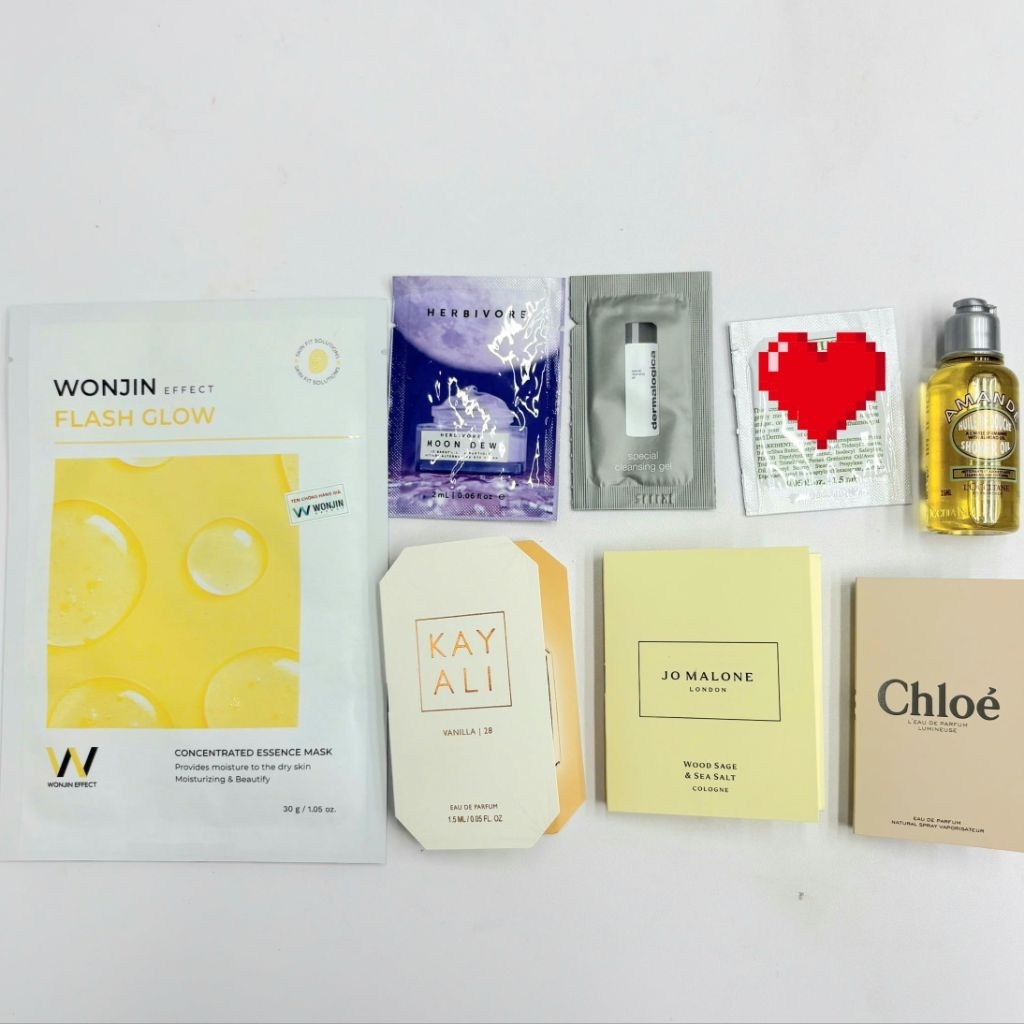 Túi 8 sample dưỡng da skin care Rita Shop Bag 7 (FLASH GLOW)
