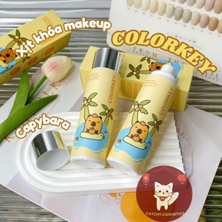   COLORKEY  Xịt Khóa Makeup Colorkey Capybara Dưỡng Ẩm Brightening Dewy Makeup Setting Spray 100ml 