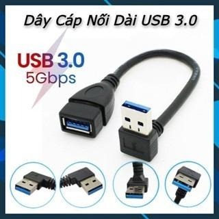 Dây cáp nối dài mở rộng USB 3.0 OTG 20cm 0.2m 1m 2m 3m, tốc độ truyền tải 5Gbps cho Máy In Bàn Phím Webcam GamepadNTL