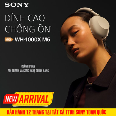 Sony WH-1000XM6 | Tai Nghe Chụp Tai Chống Ồn Chủ Động ANC Mới Ra Mắt, Âm Thanh Hires LDAC, LC3. BL53