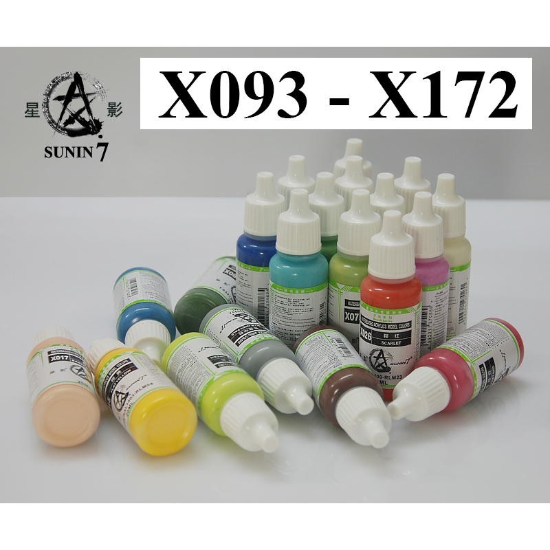 Sơn mô hình Arylic sunin7 [ X093- X172 ]