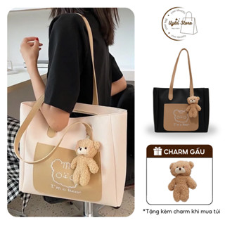 Túi xách nữ công sở đẹp tote da pu để vừa A4 kẹp nách đeo vai đi học đi chơi thời trang cao cấp giá rẻ DK140