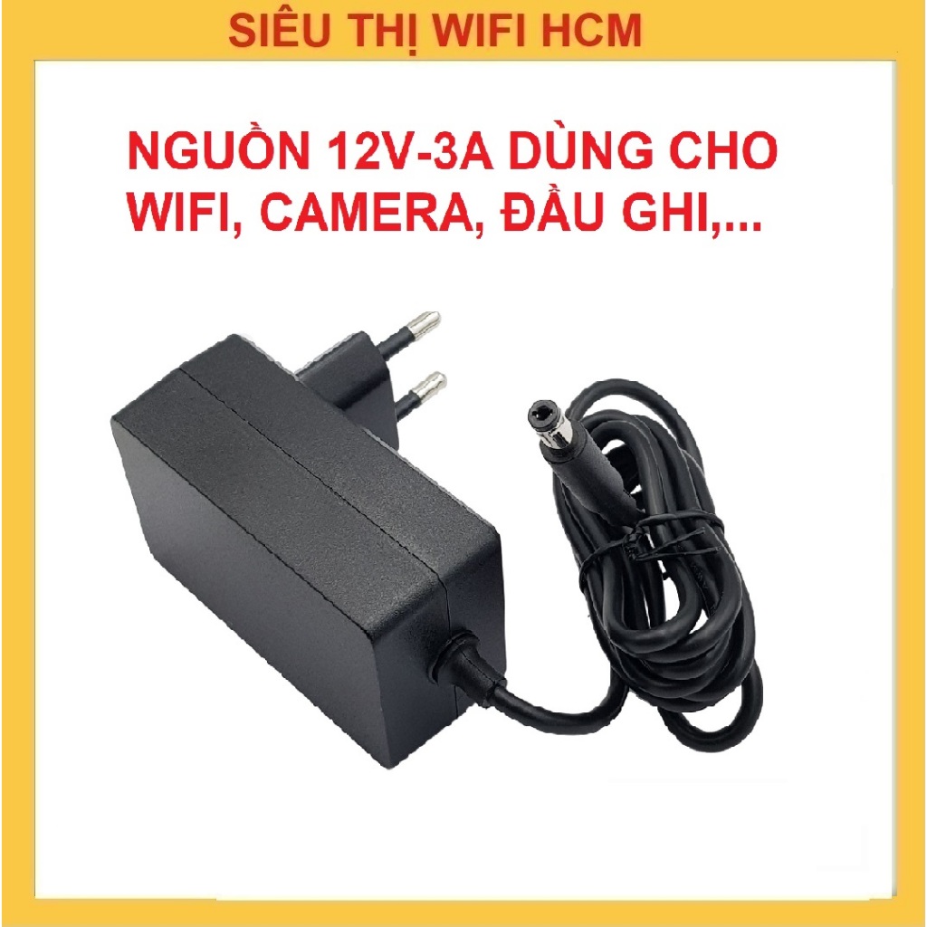 Nguồn 12V 3A Dùng Cho Các Thiết Bị Wifi Aruba 325, Camera, Đầu Ghi,...
